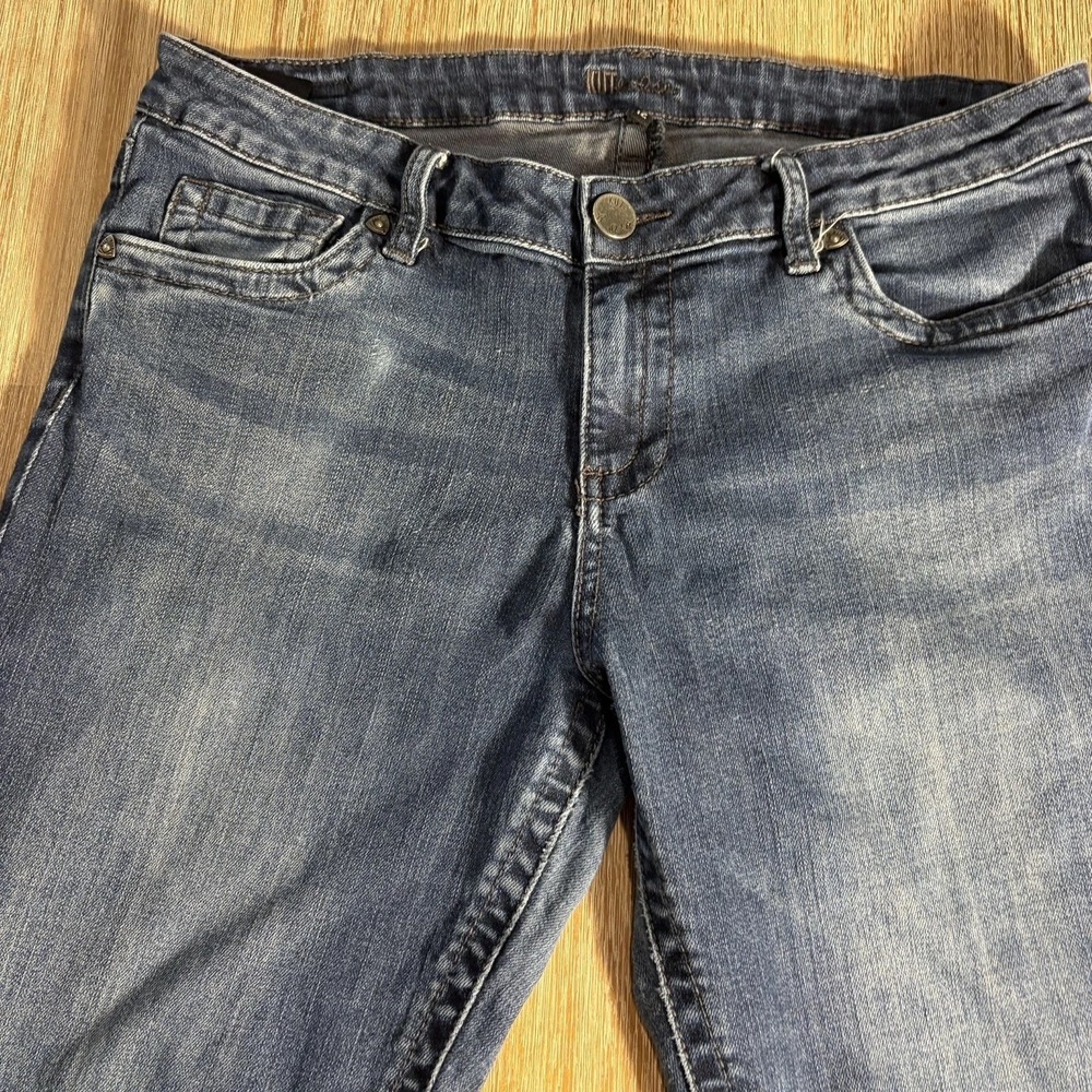 Kut From The Kloth Stevie Straight Leg Dark Wash Jeans Size 12 - Picture 2 of 12